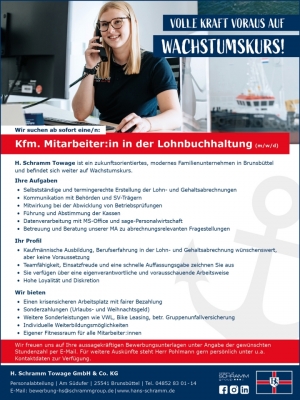 Stellenanzeige
