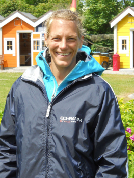 Jennifer Oeser auf Helgoland